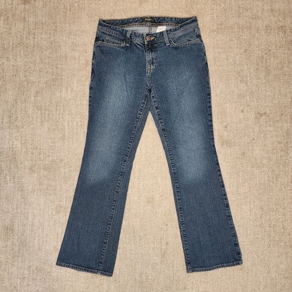 Eddie Bauer Curvy Fit Denim Jeans Women's Size 6 Short - Picture 1 of 5